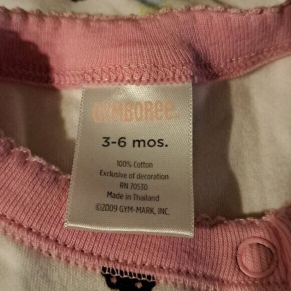 Gymboree girls 3-6 months Ice Cream Shop footie 1 piece romper sleeper VGUC - Picture 3 of 6